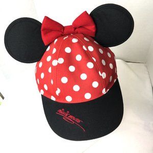 Disneyland Minnie Mouse Hat w/ Ears and Bow